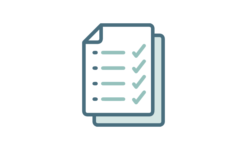 Graphic of paper document